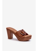 Pantofle model 215686 Step in style Pantofle model 215686 Step in style