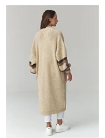 Svetr na zapínání  model 226865 Makadamia