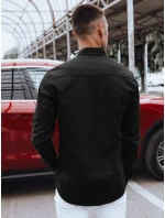 Pánská košile Jenille černá Dstreet DX2373