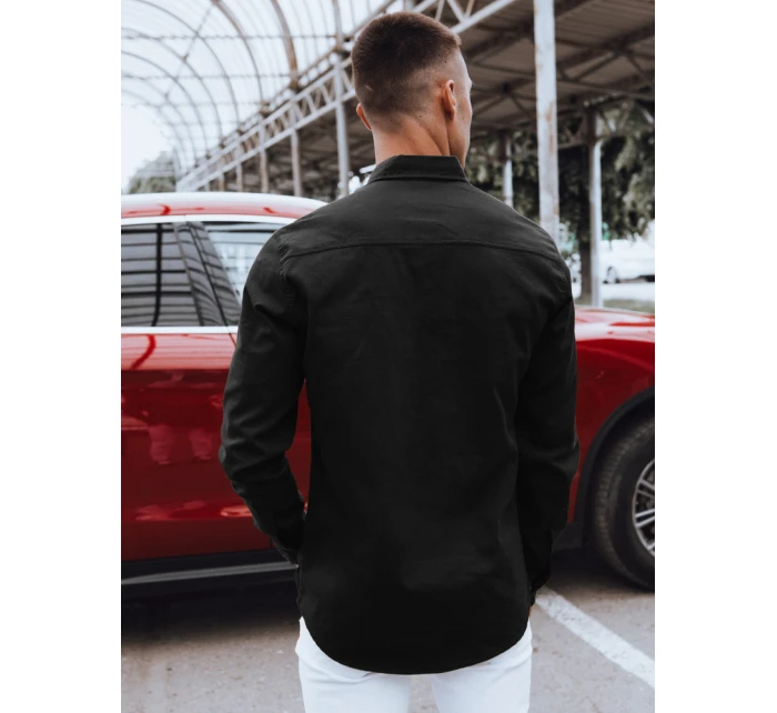 Pánská košile Jenille černá Dstreet DX2373