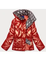 Oranžová dámská bunda s model 15837909 - Ann Gissy