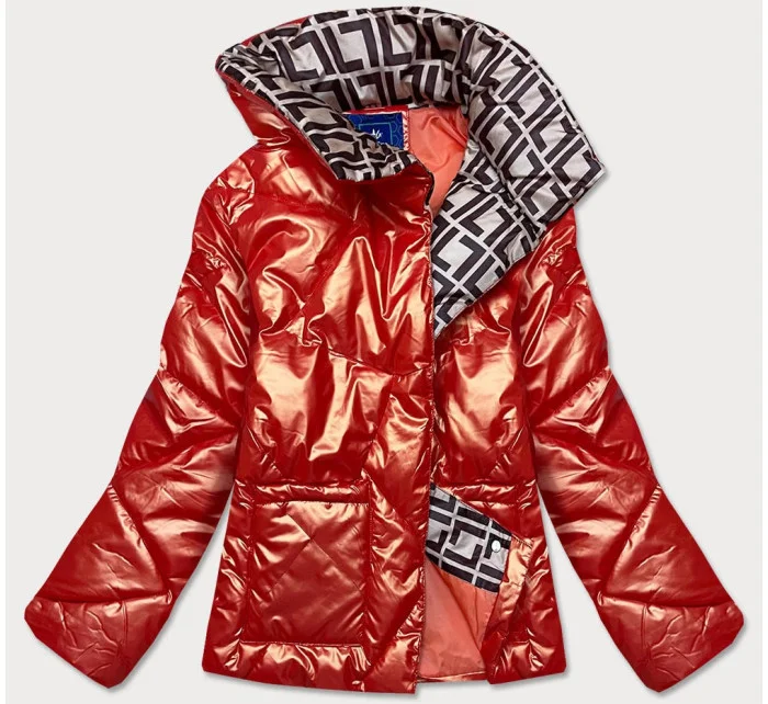 Oranžová dámská bunda s model 15837909 - Ann Gissy