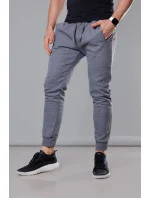 Tmavě šedé pánské teplákové kalhoty model 18347798 - J.STYLE Tmavě šedé pánské teplákové kalhoty model 18347798 - J.STYLE