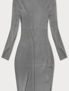 Šedé tužkové šaty s rolákem model 20082429 - NEW COLLECTION