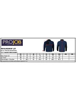 Fleece Jacket Pracovní bunda z 64. red model 22462326 - ProJob Fleece Jacket Pracovní bunda z 64. red model 22462326 - ProJob
