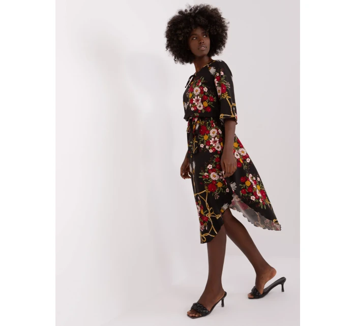 LK SK 507510 šaty.31P černá a červená