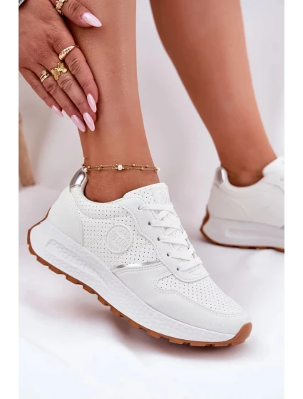 Dámské tenisky na platformě Big Star Hi-Poly System – bílé Dámské tenisky na platformě Big Star Hi-Poly System – bílé