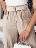 Dámské zvonové kalhoty CHIMAS světle hnědé FashionStreet UY2107 Dámské zvonové kalhoty CHIMAS světle hnědé FashionStreet UY2107