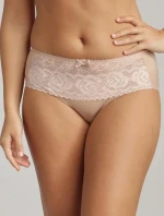 Dámské krajkové kalhotky PLAYTEX FLOWER ELEGANCE RCS MIDI BRIEF - PLAYTEX - tělová