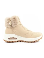 Skechers Uno Rugged dámská sportovní obuv zateplené boty zimní hnědé dámské