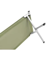 SKLÁDACÍ CESTOVNÍ POSTEL S POTAHEM ZELENÁ