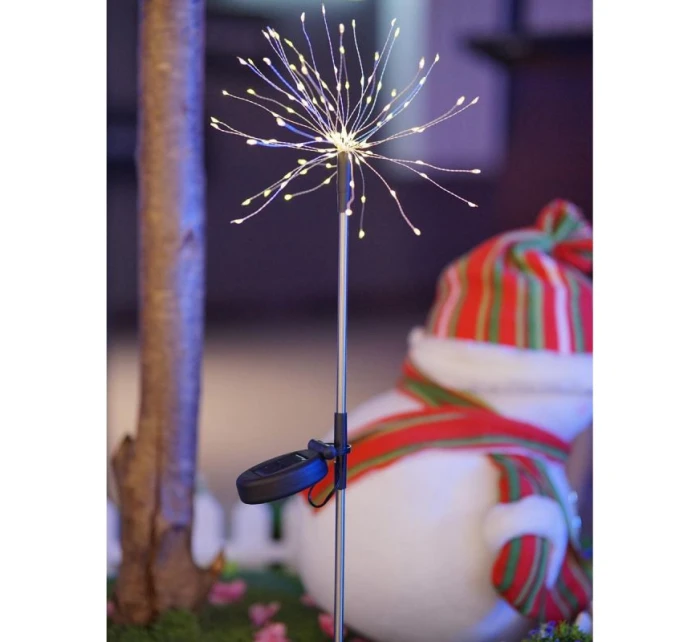 SOLÁRNÍ LUCERNA DMYCHADLO STROM OHŇOSTROJE 80CM 90 VEDL