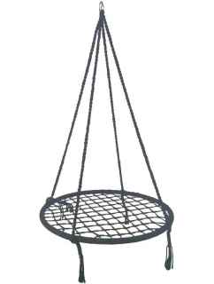 ZAHRADNÍ HOUPACÍ SÍŤ ČAPÍ HNÍZDO 80CM ŠEDÁ
