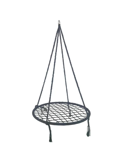 ZAHRADNÍ HOUPACÍ SÍŤ ČAPÍ HNÍZDO 80CM ŠEDÁ