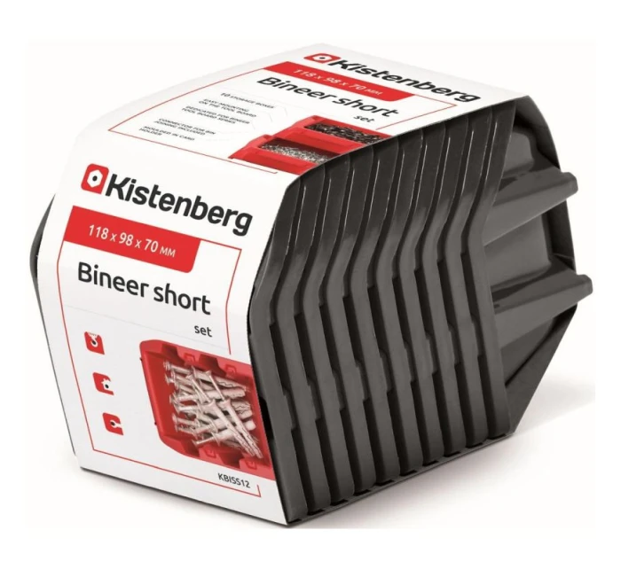 BINEER SHORT 10DÍLNÁ SADA DÍLENSKÝCH PODNOSŮ ČERNÁ KISTENBERG BINEER SHORT 10DÍLNÁ SADA DÍLENSKÝCH PODNOSŮ ČERNÁ KISTENBERG