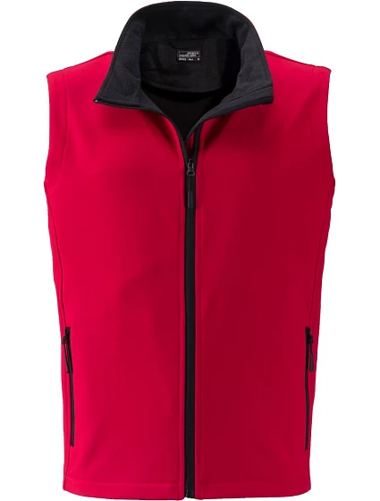 Daiber JN 1128 Pánská 2-vrstvá promo softshellová vesta 02.1128 red/black Daiber JN 1128 Pánská 2-vrstvá promo softshellová vesta 02.1128 red/black