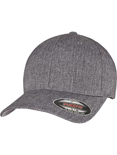 6 panelová kšiltovka 55. dark grey melange model 22433533 - Flexfit
