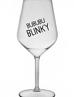 BUBUBUBLINKY - priehľadný nerozbitný pohár na víno 470 ml