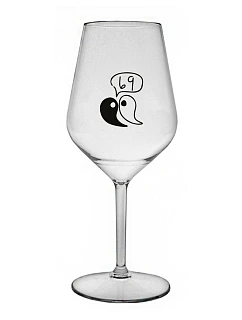 69 - čirá nerozbitná sklenice na víno 470 ml