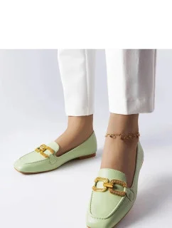 Dámské mokasiny K205 zelené - Solea