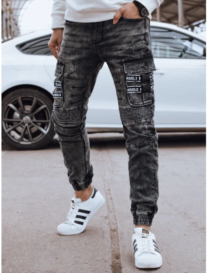 Pánské bojové kalhoty šedé FashionStreet UX4239