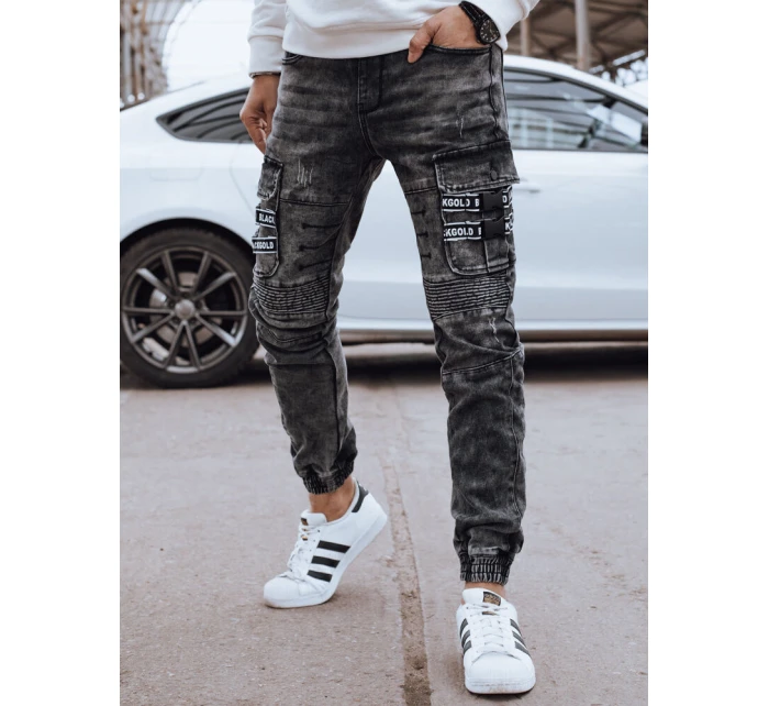 Pánské bojové kalhoty šedé FashionStreet UX4239