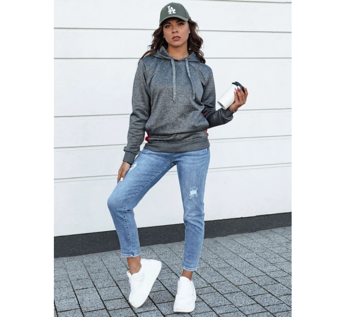Dámská sportovní mikina tmavě šedá Dstreet model 21980143 - FashionStreet