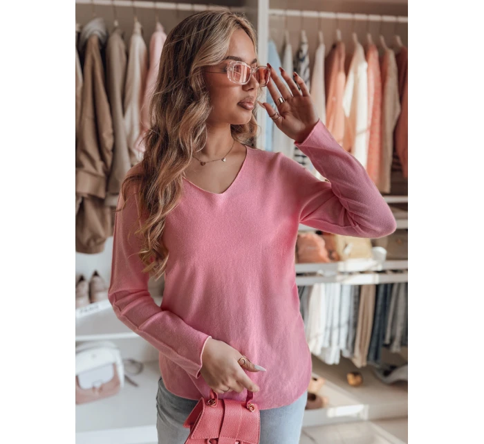 Dámská halenka s dlouhým rukávem SOFTIL růžová FashionStreet MY2444