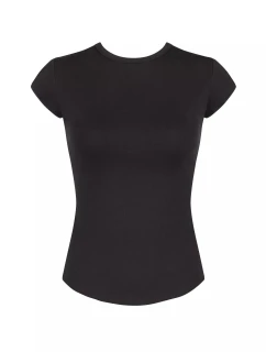 sloggi GO Ribbed T-Shirt - BLACK - SLOGGI BLACK - SLOGGI