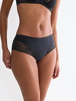 Dámské kalhotky Amourette Graphic Hipster - BLACK - černé 0004 - TRIUMPH
