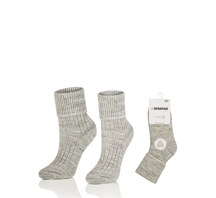 Dámské netlačící ponožky 3540 model 18783352 - Intenso Dámské netlačící ponožky 3540 model 18783352 - Intenso