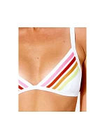 GORA-BIKINI RIP CURL Wave Shapers Stripe Banded Tri - bílý