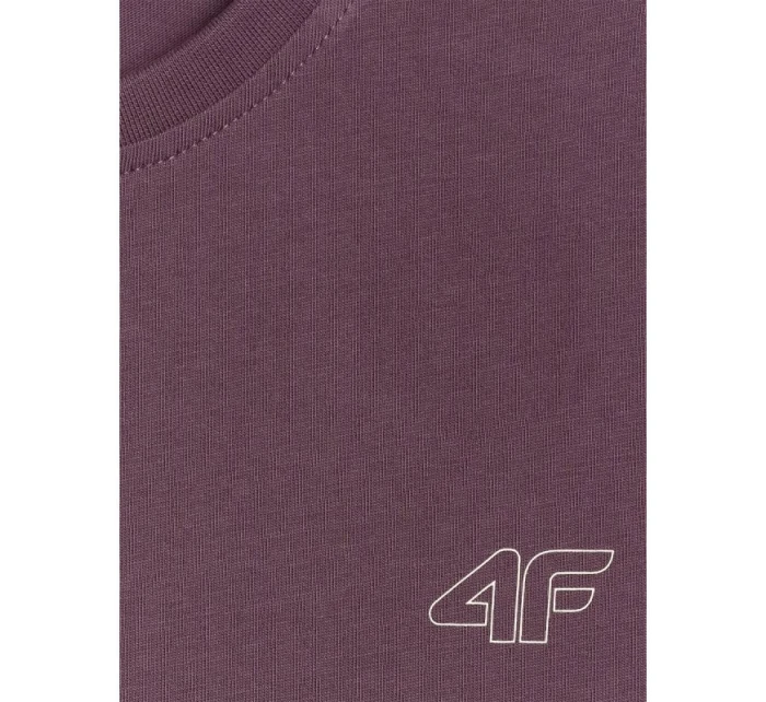 Dětské hladké tričko (SADA 2) 4F 4FJRAW25TTSHU3157-92S