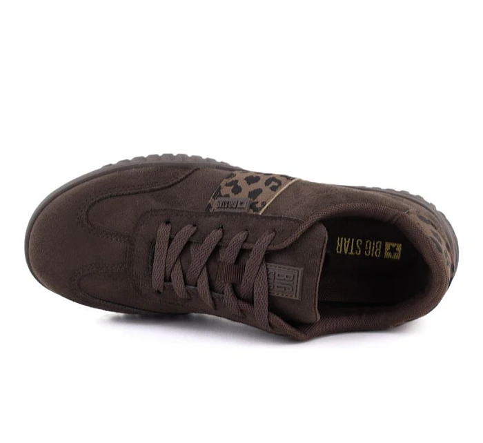 Dámské semišové hnědé sportovní polobotky model 22068765 - Big Star