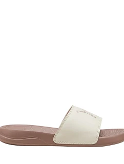 Dámské žabky Puma Popcat 20 brown and cream 404855 02 dámské