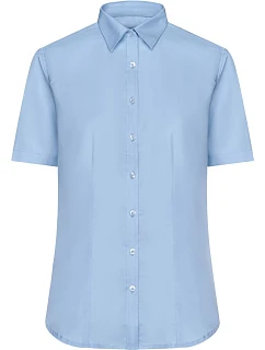 Daiber JN 683 Mikro keprová halenka s krátkým rukávem 02.0683 light blue