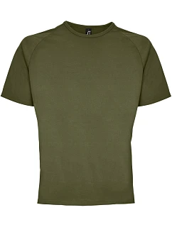 SOL'S Sporty Pánské raglánové sportovní tričko 25.1939 army