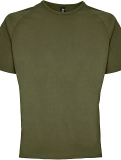 SOL'S Sporty Pánské raglánové sportovní tričko 25.1939 army