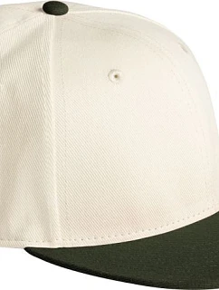 Beechfield B 662 6 panelová kontrastní kšiltovka 53.0662 natural/dark olive