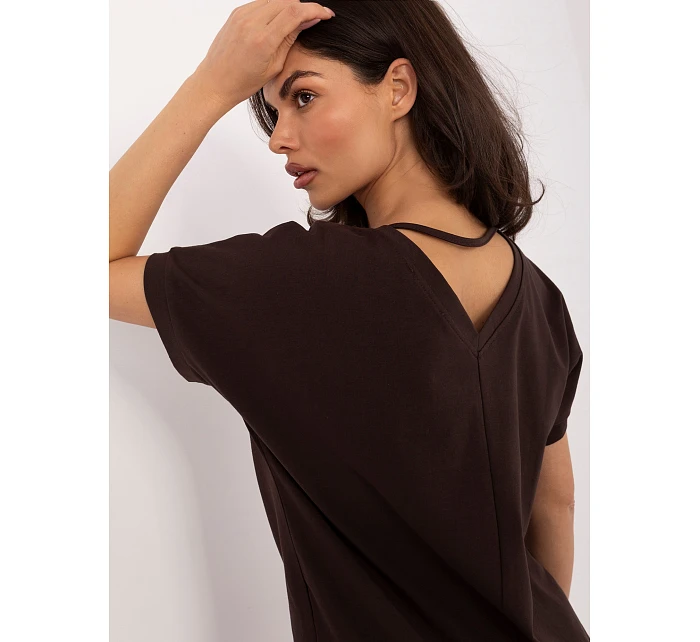 Bluzka RV BZ model 22097729 ciemny brązowy - FPrice