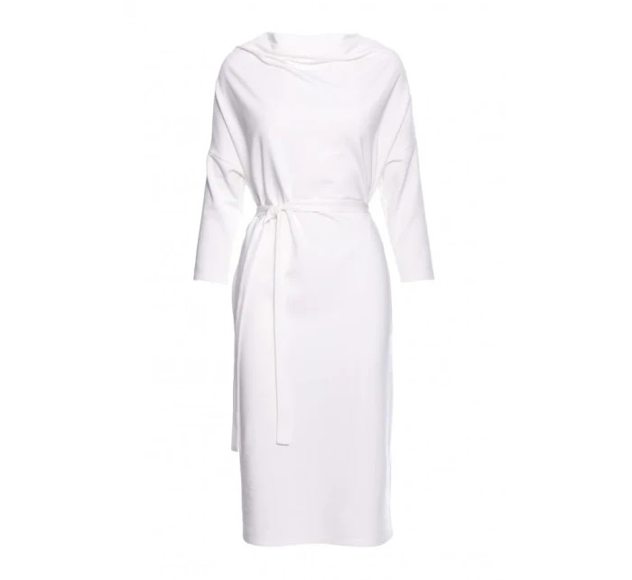 šaty nadměrné velikosti ecru barva model 20966322 - STYLOVE