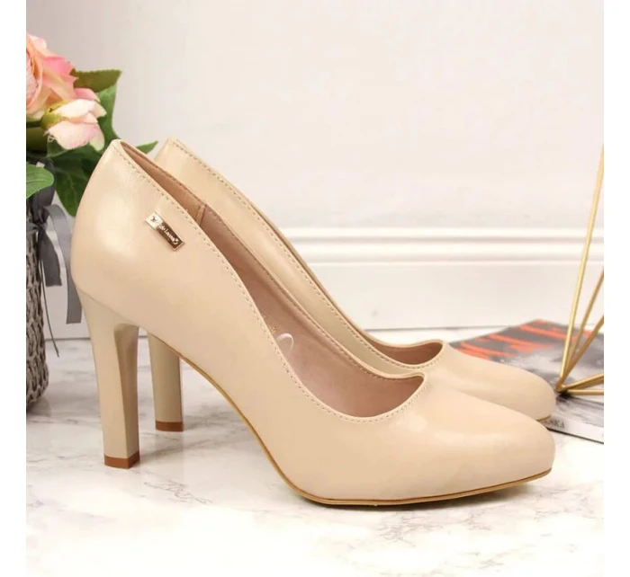 Dámské lodičky SK3J 04-2023 Béžová - Sergio Leone