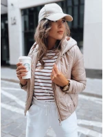 Dámská prošívaná přechodová bunda LILYWOOL camel FashionStreet TY3715