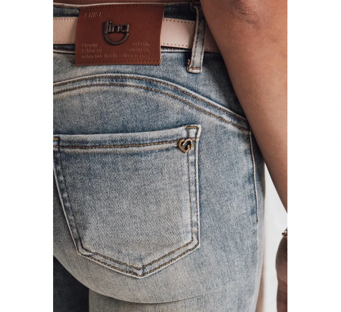 Dámské úzké push up džíny modré FashionStreet UY2796