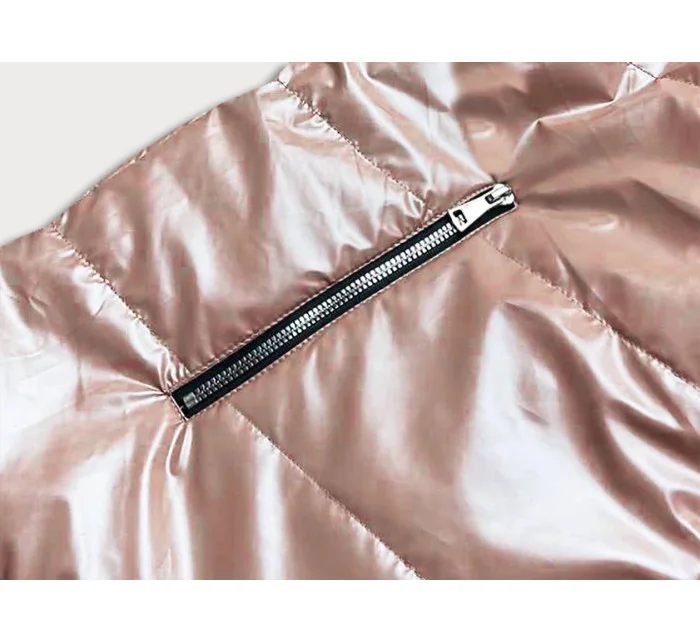 Béžová dámská rozšířená oboustranná vesta model 17189800 - S'WEST