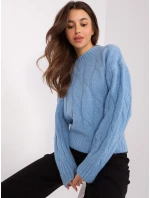 Sweter AT SW model 18930106 jasny niebieski - FPrice