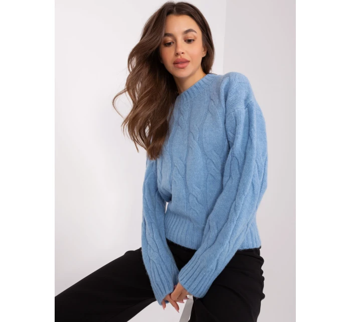 Sweter AT SW model 18930106 jasny niebieski - FPrice