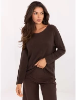 Svetr IT SW 2219.63 tmavě hnědý Svetr IT SW 2219.63 tmavě hnědý