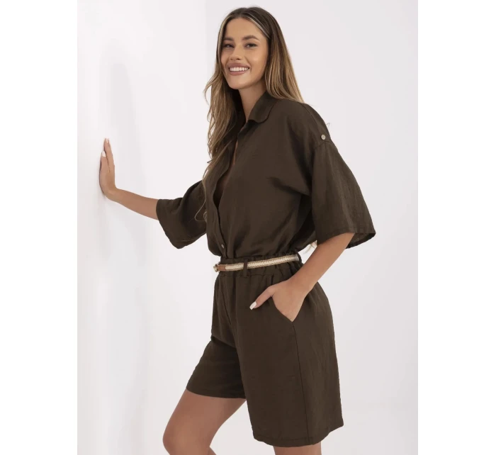 Szorty MI SN model 21151238 ciemny brązowy - FPrice Szorty MI SN model 21151238 ciemny brązowy - FPrice