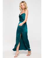 K155 Maxi šaty - zelené